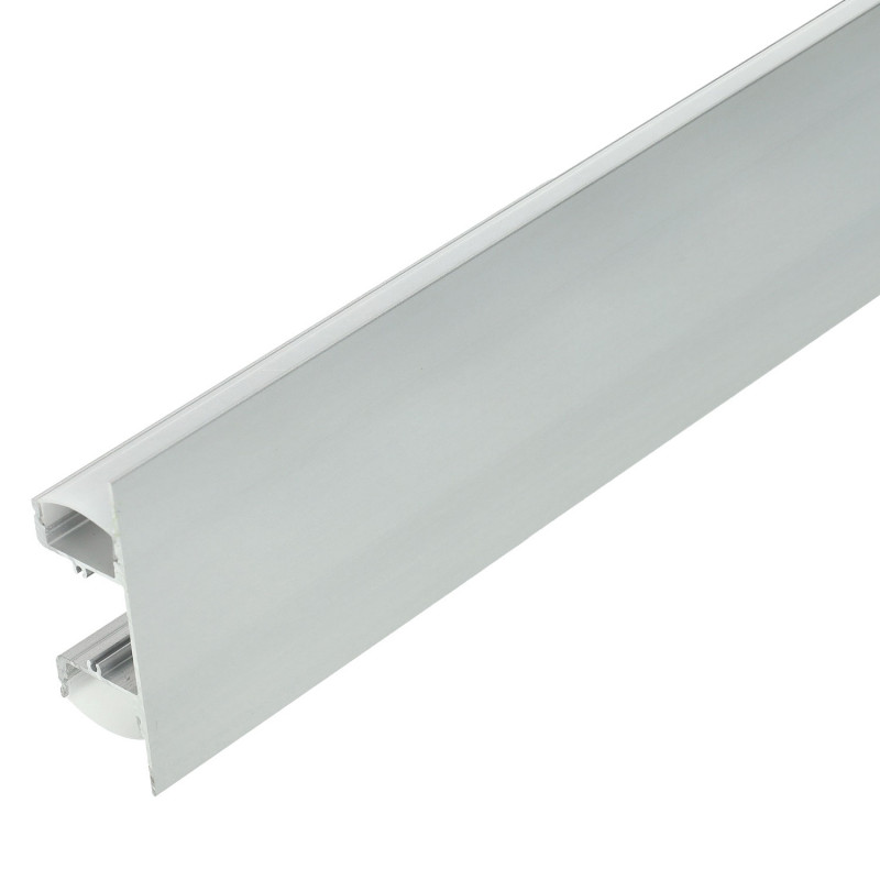 Perfil rectangular aluminio tira led iluminación arriba/abajo