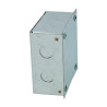 Caja adaptable galvanizada superficie 100x100mm