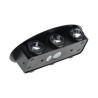 Aplique aluminio LED 6W IP65 color negro