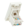 Base modular RJ45 encastrada
