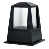 Floor bulkhead lamp E27 IP54 black