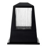 Farol sobremuro E27 IP54 preto