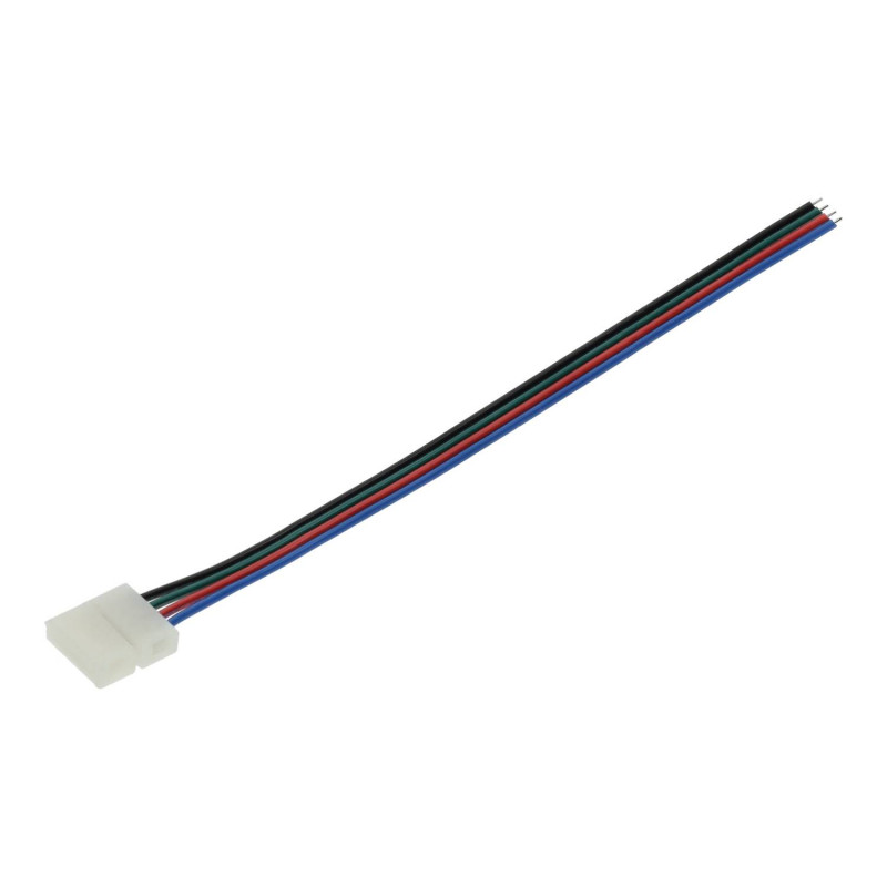 LED lignes RGB 4 broches a cable d'extension de connecteur noir 1M
