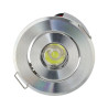 Downlight led mini 3W 12V/24V couleur argent