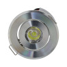 3W downligth 12V/24V silver color