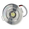 3W downligth 12V/24V silver color