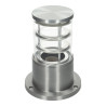 Round E27 beacon silver colour