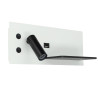Aplique LED de Pared con USB y Luz de Lectura 3W + 7W Lado Derecho