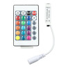 Mini controlador com controle remoto de faixa de LED 12/24V RGB