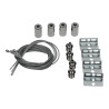 Kit d'installation d'un panneau LED suspendu