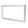 Quadro de alumínio branco para painel 30x60