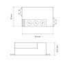 120º mini motion sensor wall mount
