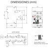 Residual current circuit breaker with auto reclosing 2P 6kA 30mA