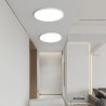 Candeeiro de teto redondo LED 60W com controlo remoto CCT