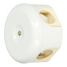 Boîte de jonction ronde en porcelaine