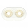 Cadre en porcelaine double surface d'installation