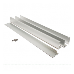 Cadre en aluminium argenté pour installation sur surface de panneau 60x60