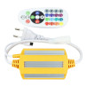 Controlador de fita LED IR 220v RGB de ligação rápida