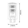 40W LED SOLAR STREET LIGHT WITH MOTION SENSOR