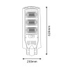 60W LED SOLAR STREET LIGHT WITH MOTION SENSOR