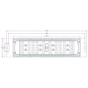 Module LED Bridgelux 50W pour l'éclairage public