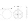 Downlight Led 20W ajustável