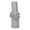 Suporte articulado para candeeiro de iluminação pública Ø 60mm - poste 80mm