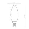Led E14 5W 180º
