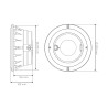 Nicho para as luzes da piscina PAR56