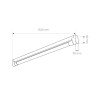 Base de LED Tube T8 1500 mm