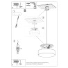 Pendant lamp ARENA 35 white