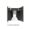 Wall lamp LORETO grey