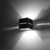 Candeeiro de parede LOBO preto
