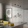 Lampe pendante UMBERTO noir