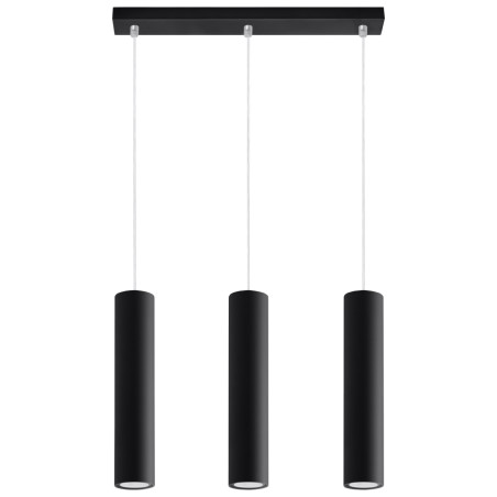 Lampe suspendue LAGOS 3L noir