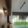 Ceiling lamp RING 4L black