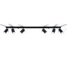 Ceiling lamp RING 6L black