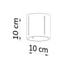 Ceiling lamp INEZ grey
