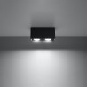 Plafonnier QUAD noir