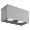 Plafonnier QUAD gris