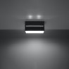 Plafonnier LOBO 2 noir