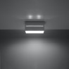 Lámpara de techo LOBO 2 gris