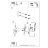 Wall lamp PIEGARE