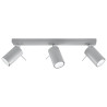 Plafonnier RING 3 gris