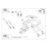 Ceiling lamp MERIDA 4 grey