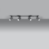 Ceiling lamp MERIDA 4L grey