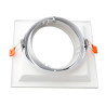 Marco orientable para AR111 color blanco