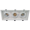 Marco orientable para AR111 color blanco