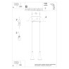 Pendant lamp REA 2 concrete