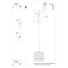 Pendant lamp REA 2 concrete
